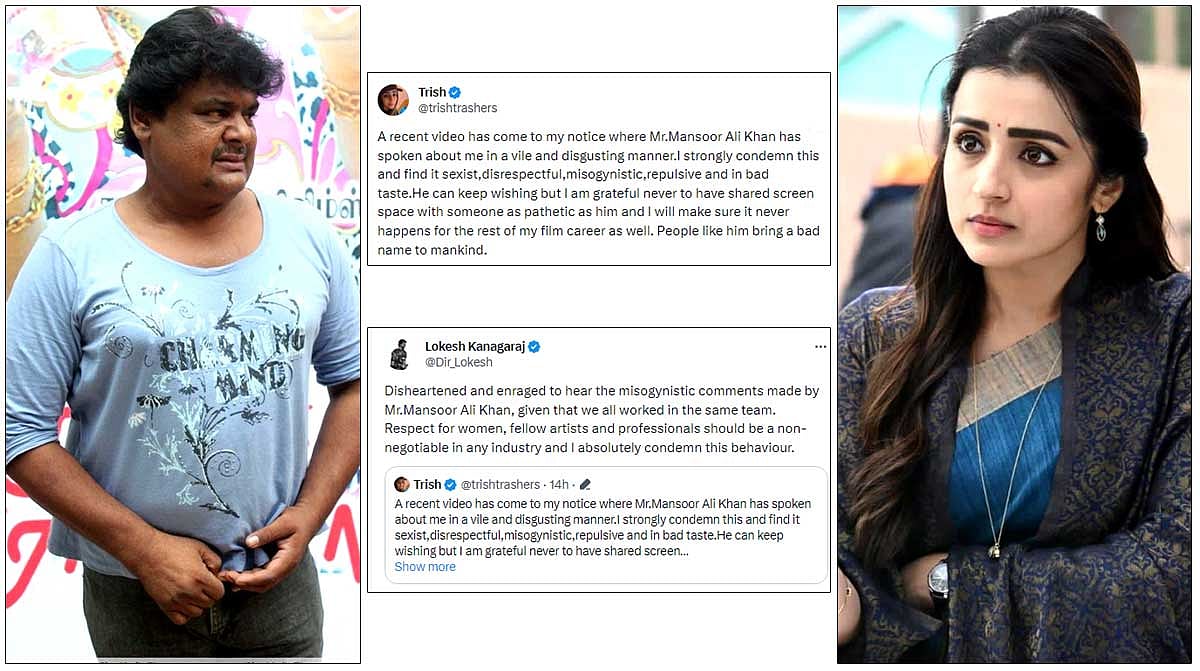 “சும்மா விளையாட்டுக்கு சொன்னேன்.. தப்பா எடிட் பண்ணிட்டாங்க” - திரிஷா குறித்த பேச்சுக்கு மன்சூர் விளக்கம்!
