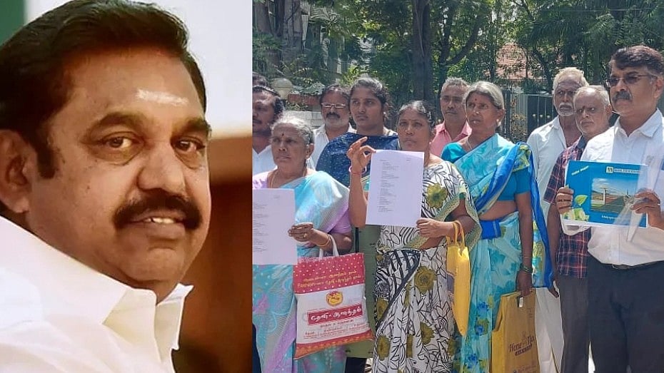 எடப்பாடி பழனிசாமி உறவினர்கள்  என கூறி ரூ.5 கோடி நிலம் மோசடி : கோவை ஐ.ஜி அலுவலகத்தில் புகார்!