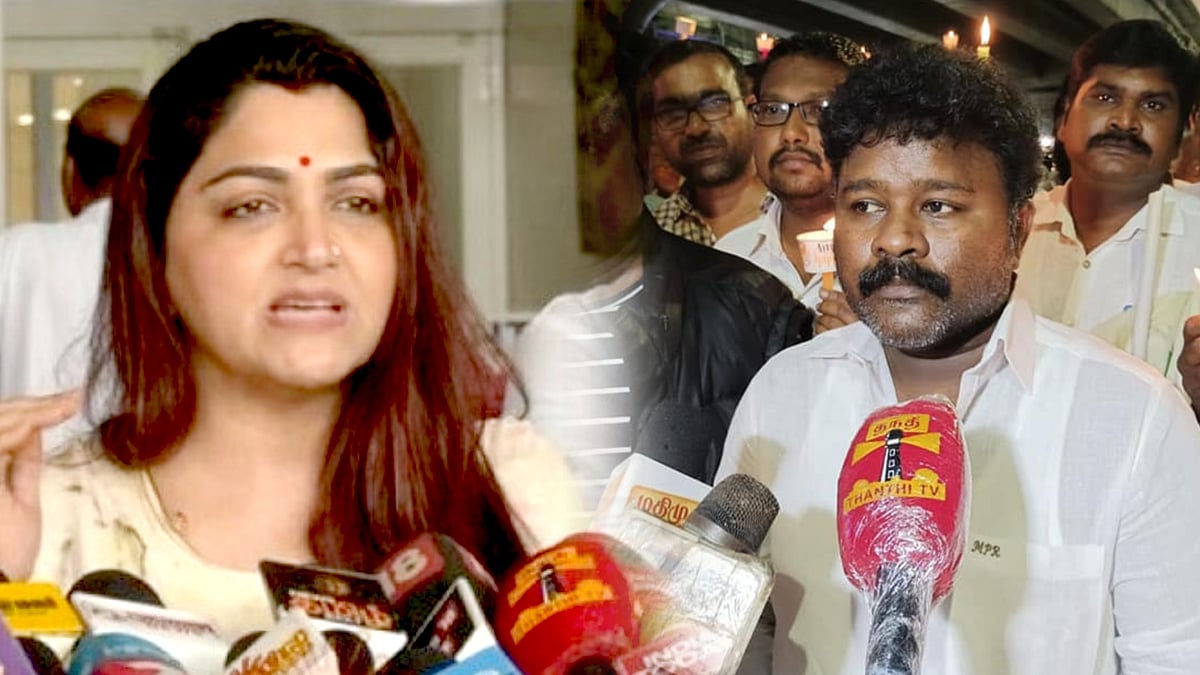 ‘சேரி’ விவகாரம் : “தேடி பிடித்து காரணங்களை கூறும் குஷ்பூ” - காங்கிரஸ் நிர்வாகி ரஞ்சன் குமார் தாக்கு !