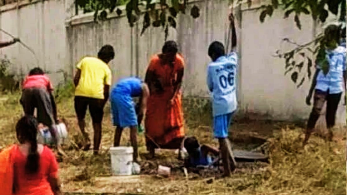தலித் மாணவர்களை கழிவுநீர் தொட்டியை சுத்தம் செய்ய வைத்து கொடுமை : பள்ளி ஆசிரியர்கள் தலைமறைவு !