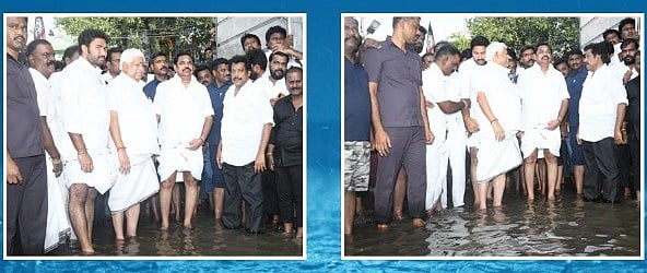 வரலாறு காணாத புயல் : கலக்கத்தில் மக்கள்.. களத்தில் திமுக : விமானத்தில் சேலம் பறந்த EPS !