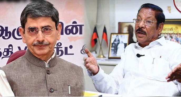 “இவ்வளவு நாள் தூங்கிவிட்டு, இப்போது அனுப்புவதற்கு என்ன காரணம்?” - ஆளுநர் ரவிக்கு ஆர்.எஸ்.பாரதி கேள்வி !