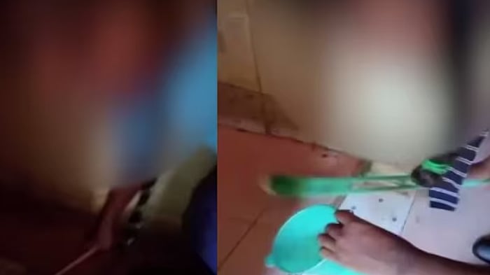 கர்நாடகாவில் தொடரும் அவலம் : பள்ளி கழிவறையை சுத்தம் செய்த மாணவர்கள் - தலைமை ஆசிரியர் இடைநீக்கம்!