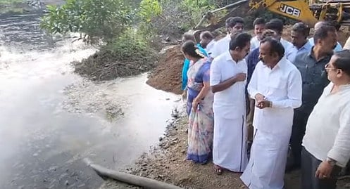நீர் நிலைகள் ஆக்கிரமிப்பு : துணை நின்ற அதிகாரிகள் மீது நடவடிக்கை - அமைச்சர் முத்துசாமி எச்சரிக்கை !