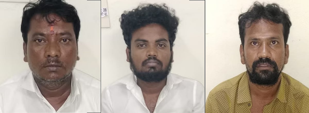 செந்தில், மகன் மணிகண்டன், பெட்ரோல் குண்டு வீசிய மாதவன்