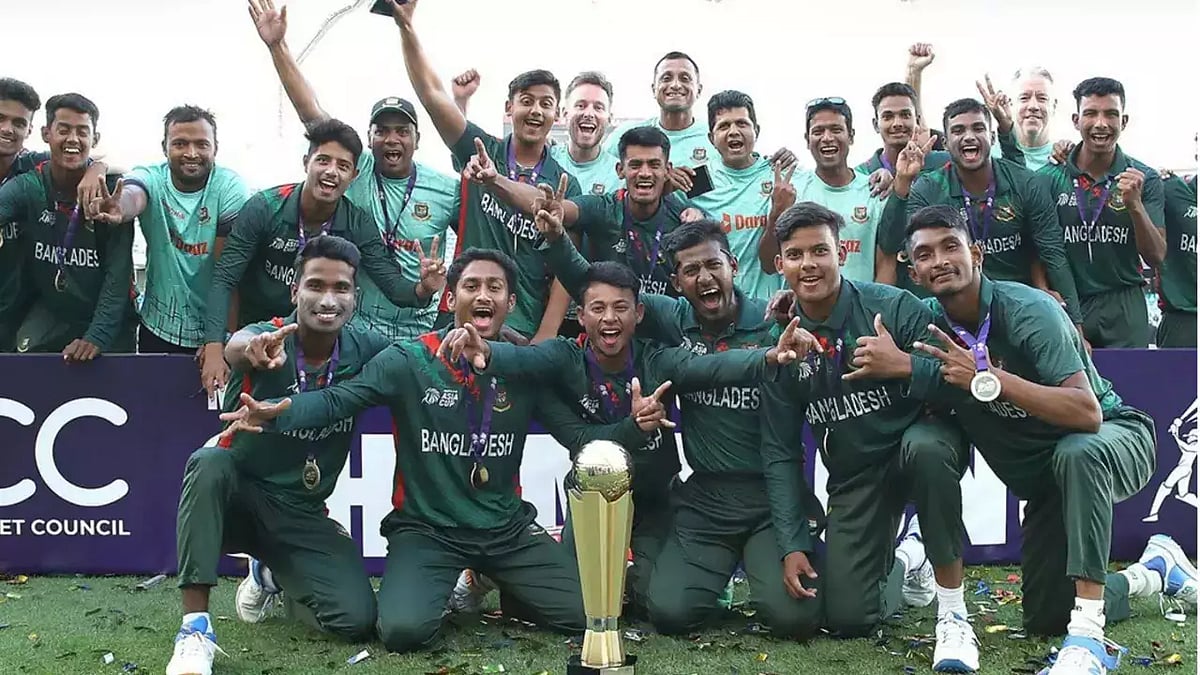 U19 ஆசிய உலகக்கோப்பை : இறுதிப்போட்டிக்கு முன்னேறிய UAE.. முதல் முறையான கோப்பையை வென்ற வங்கதேசம் ! 