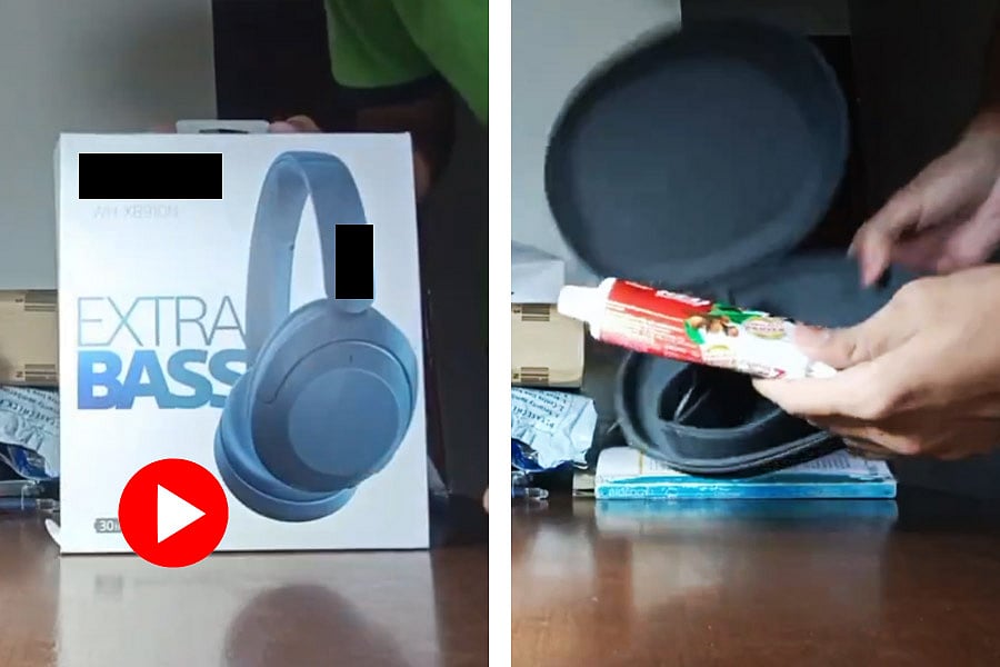 ஆசையாய் ரூ.20,000-த்திற்கு Head Phone ஆர்டர் செய்த இளைஞர்.. ஆனால் பார்சலில் ஷாக் கொடுத்த Amazon !