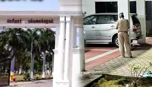 7 இடங்கள் - 20 மணி நேரம் நடந்த சோதனை : துணை வேந்தர் இல்லத்திலிருந்து மடிக்கணினியை கைப்பற்றிய போலிஸ்! 