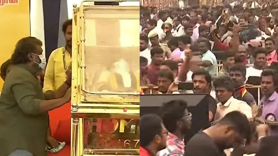 விஜயகாந்துக்கு இறுதி அஞ்சலி : திரண்டு வரும் ரசிகர்கள் மற்றும் சினிமா பிரபலங்கள்!