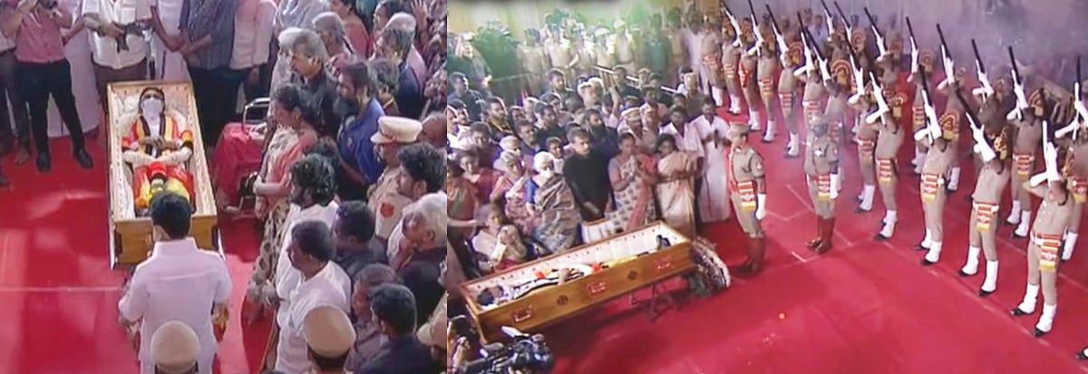 3 சுற்று.. 72 குண்டுகள் முழங்க அரசு மரியாதையுடன் நல்லடக்கம் செய்யப்பட்ட விஜயகாந்தின் உடல் !