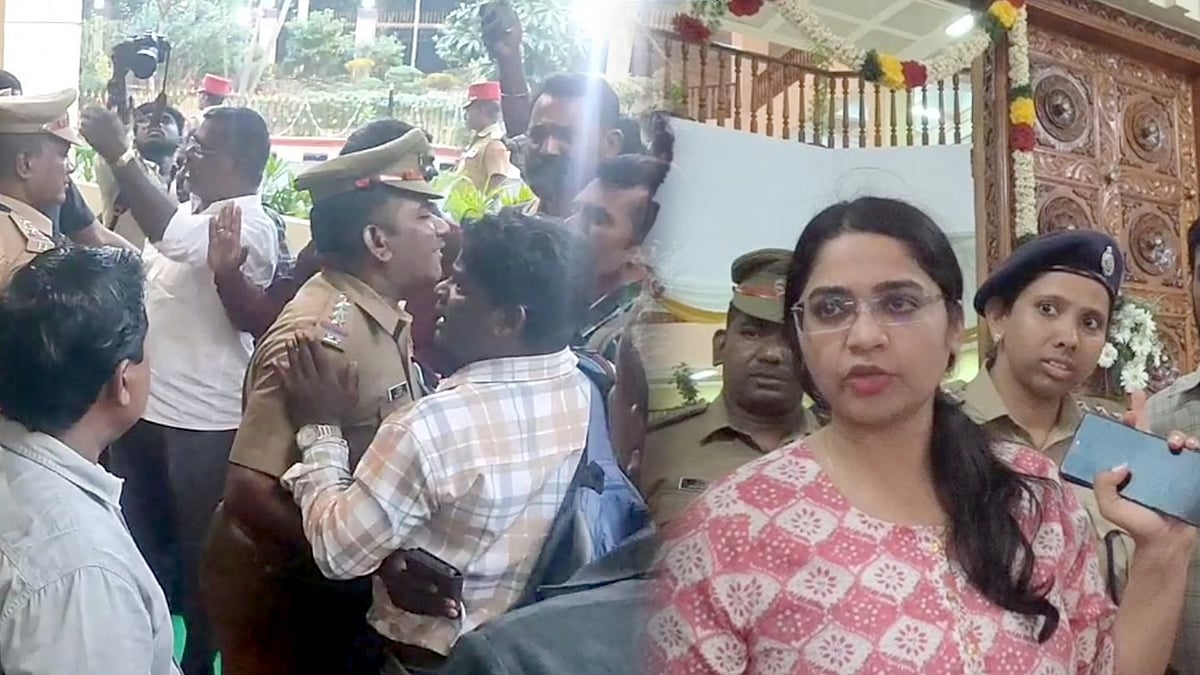 புதுவை : துணை குடியரசு தலைவர் நிகழ்ச்சியில் பத்திரிகையளார்கள் அவமதிப்பு - விழாவை புறக்கணித்ததால் பரபர !