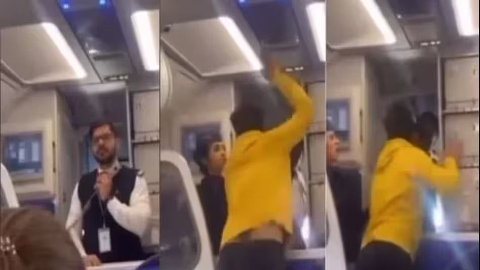 விமானம் புறப்படுவதில் சற்று தாமதம்... அறிவிப்பு வெளியிட்ட ஊழியரை தாக்கிய பயணி... காரணம் என்ன ?