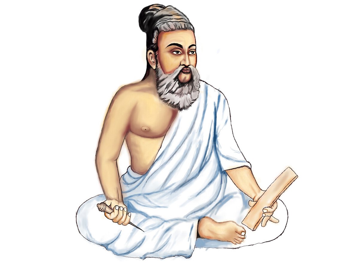 திருவள்ளுவருக்கு காவி உடை : தமிழ்நாடு ஆளுநர் ரவியை விமர்சித்து வரும் தமிழக மக்கள் !