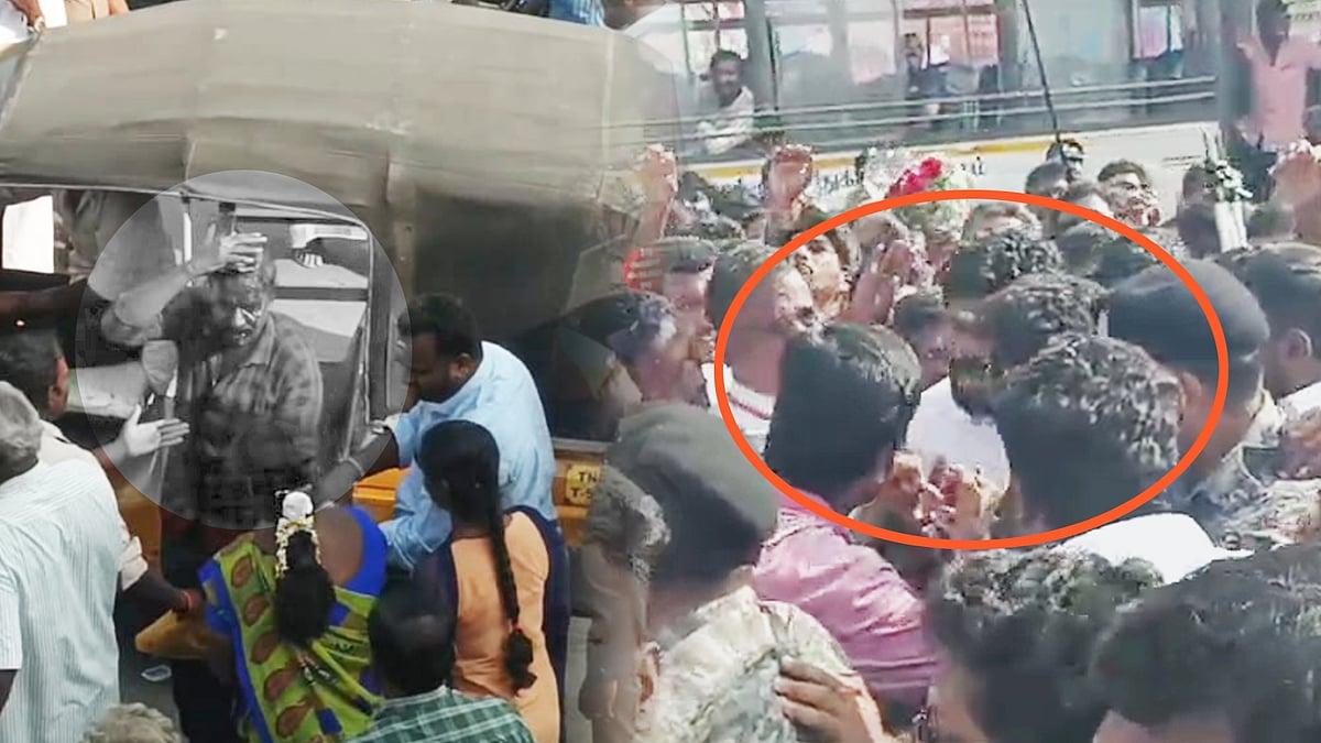 சரிந்த 50 அடி கொடி கம்பம்: ரத்த வெள்ளத்தில் பாஜக தொண்டர்... கண்டுகொள்ளாமல் கையசைத்தபடி சென்ற அண்ணாமலை !