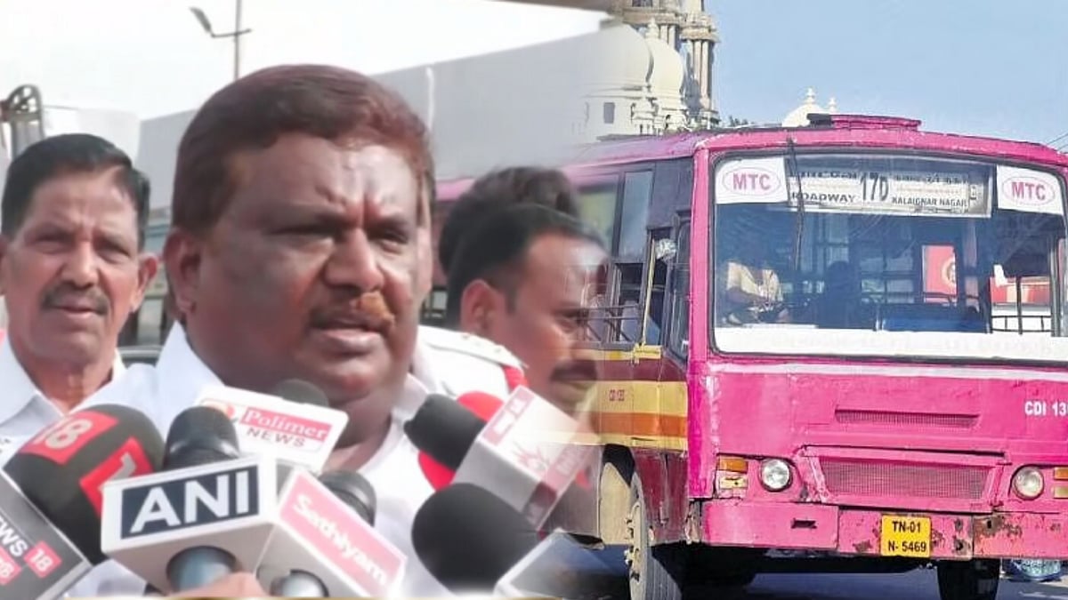"தமிழ்நாட்டில் 95 % பேருந்துகள் இயங்கிக் கொண்டுள்ளது" - போக்குவரத்துத் துறை அமைச்சர் சிவசங்கர் பேட்டி ! 