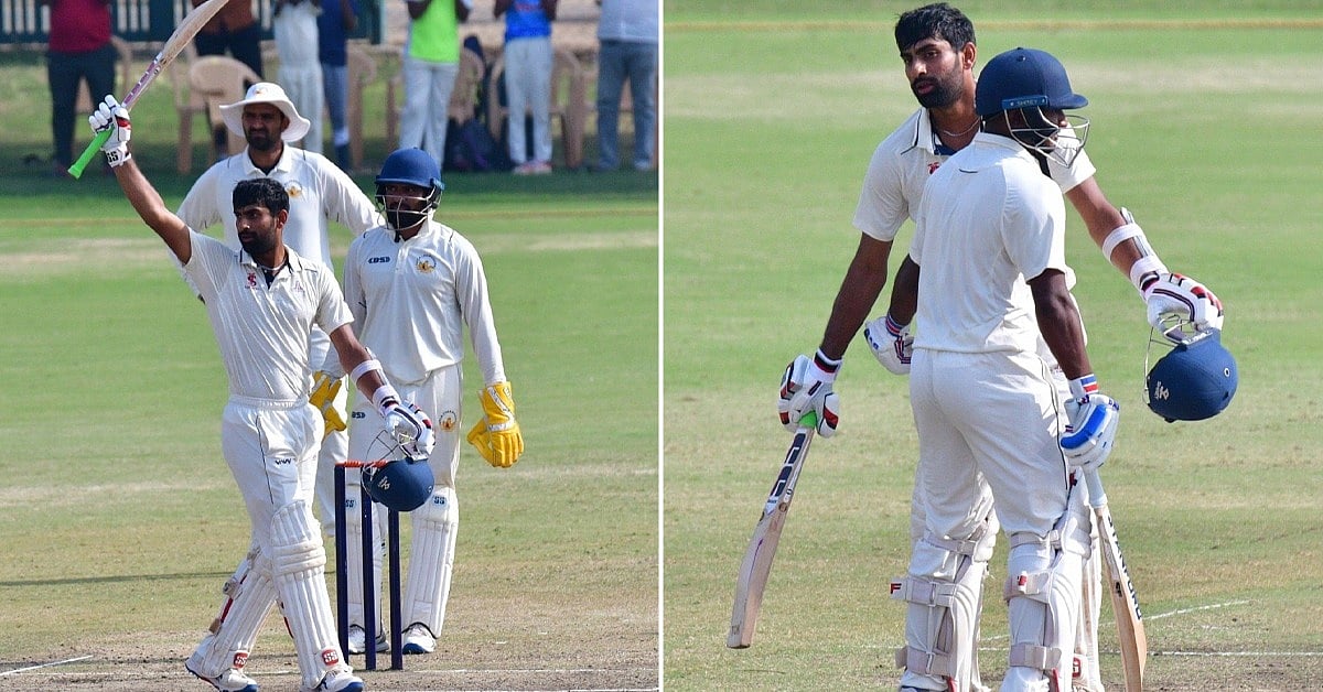 முச்சதம் விளாசிய தமிழக வீரர் : இமாலய ரன் குவிப்பில் தமிழ்நாடு அணி... ரஞ்சி கோப்பையில் அபாரம் !