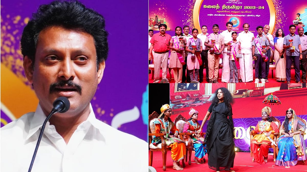 கலைத் திருவிழா மூலம் 50 மாணவர்களுக்கு வெளிநாட்டிற்கு கல்வி சுற்றுலா - அமைச்சர் அன்பில் மகேஸ் அறிவிப்பு!