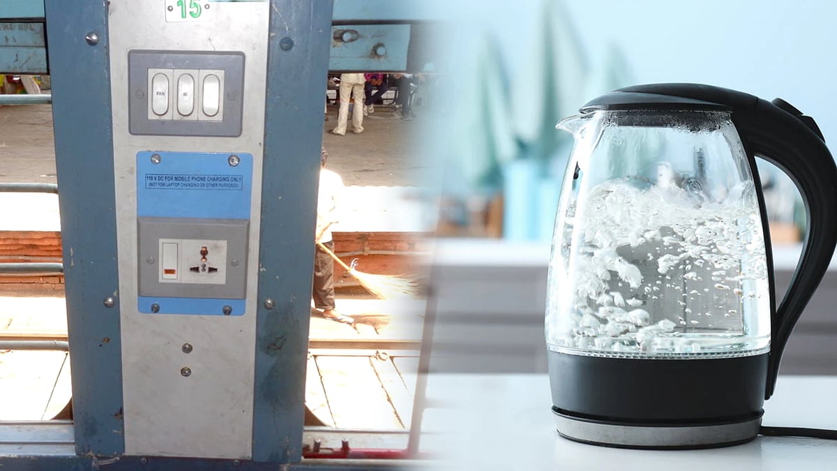 பீகார் To டெல்லி : ஓடும் இரயிலில் வெந்நீர் வைத்த நபர்... அபராதம் விதித்த இரயில்வே அதிகாரிகள் !