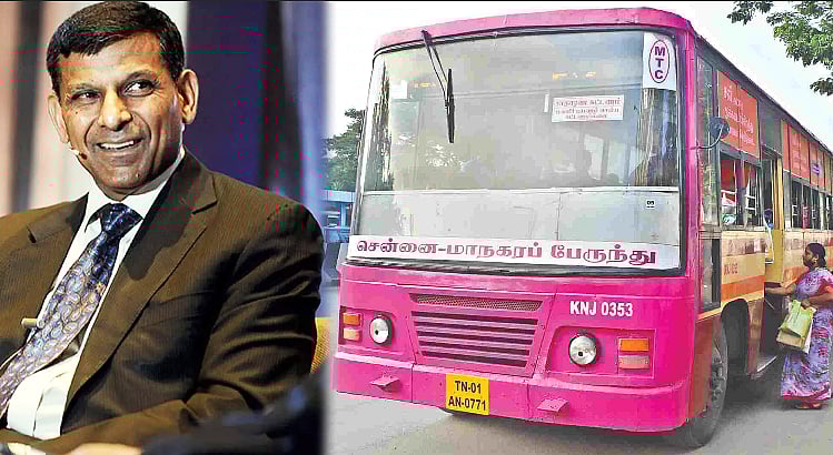 "சமூக மேம்பாட்டு திட்டம்" - விடியல் பயண திட்டத்தை பாராட்டிய ரிசர்வ் வங்கி முன்னாள் ஆளுநர் ரகுராம் ராஜன் !