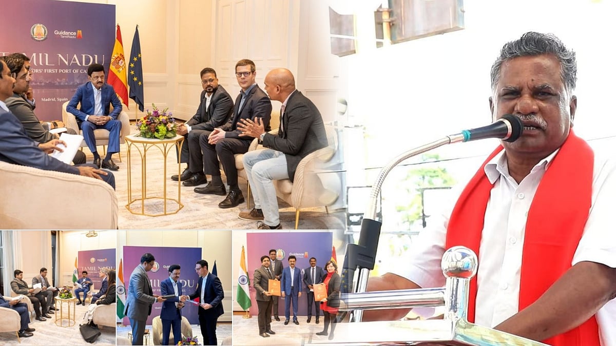 “ஸ்பெயின் பயணத்தில் ரூ.3,440 கோடி முதலீடு ஈர்ப்பு : முதல்வருக்கு வாழ்த்துகள்” - CPI முத்தரசன் பேட்டி !