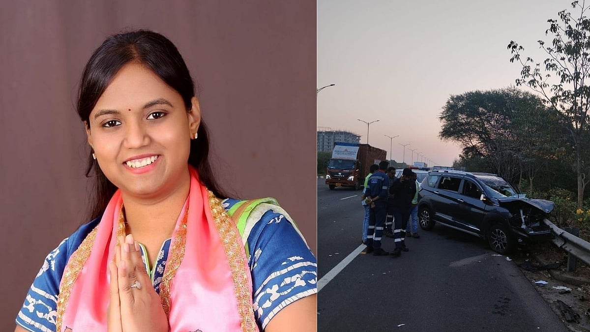 தடுப்புச் சுவர் மீது மோதி நொறுங்கிய கார் : உயிரிழந்த MLA - தெலங்கானாவில் அதிர்ச்சி சம்பவம்!