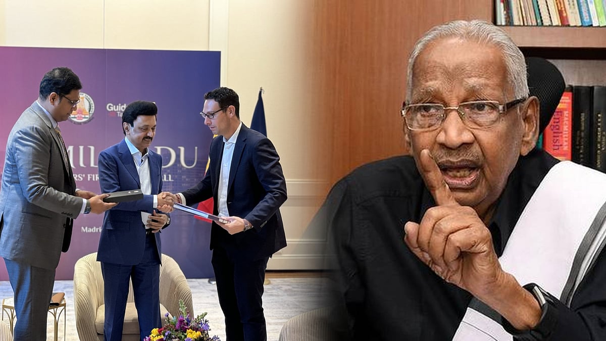 ஸ்பெயினிலிருந்து ரூ.3,440 கோடி முதலீட்டு ஒப்பந்தங்கள் : முதலமைச்சர் மு.க.ஸ்டாலினை பாராட்டிய கி.வீரமணி !