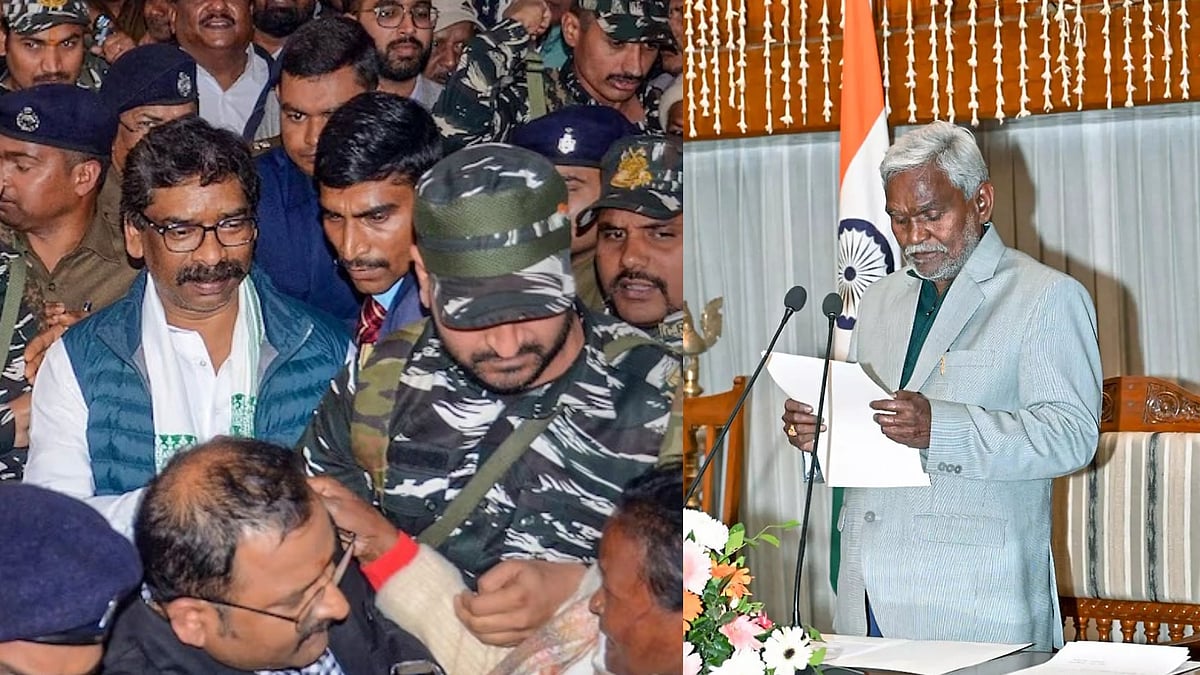 ஹேமந்த் சோரன் - சம்பாய் சோரன்