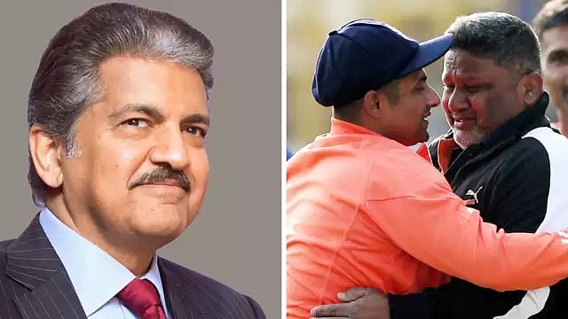 "பரிசை ஏற்றுக்கொண்டால் அது என் பாக்கியம்"- சர்ஃப்ராஸ்கான் தந்தைக்கு கார் பரிசாக வழங்கும் ஆனந்த் மஹிந்திரா