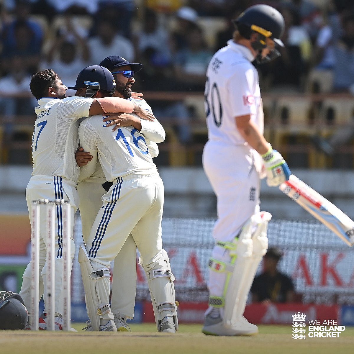 372 ரன்கள் வித்தியாசத்தில் இந்திய அணி வரலாற்று சாதனையோடு அபார வெற்றி தொடரில் 2-1 என்ற கணக்கில் முன்னிலை !