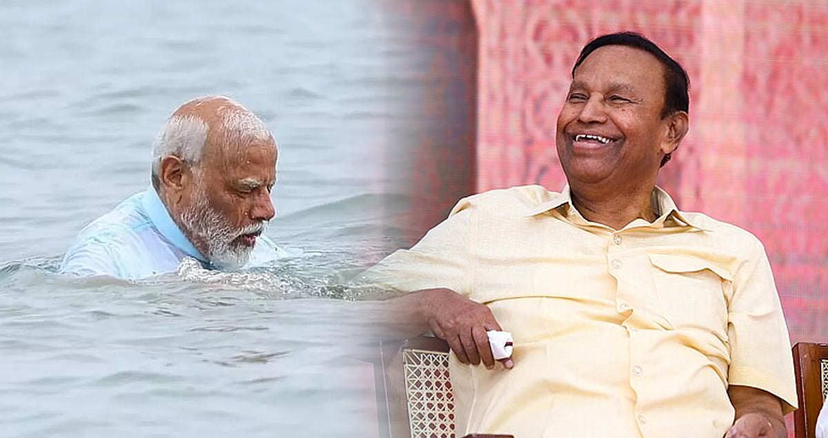 “பதவிக்காக எந்தளவுக்குத் தரைக்கு இறங்கிவிட்டார்...” - பிரதமரின் பேச்சுக்கு டி.ஆர்.பாலு MP கண்டனம் !