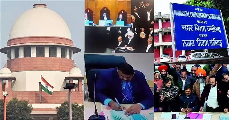 சண்டிகர் தேர்தல் விவகாரம் : “முறைகேடு செய்யத் தூண்டியவர்களுக்கு என்ன தண்டனை?” - முரசொலி கேள்வி !