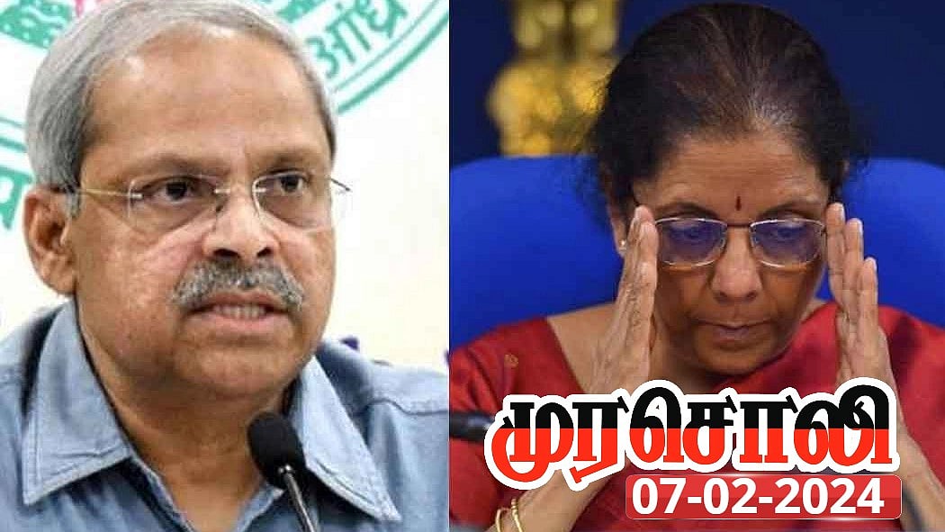 பா.ஜ.க.வின் பொருளாதாரத் தோலை உரித்துக் காட்டிய  நிர்மலா சீதாராமனின் கணவர் : முரசொலி!