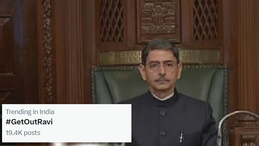 இந்தியா அளவில் ட்ரெண்டாகி வரும் #GetOutRavi : ஆர்.என்.ரவிக்கு வலுக்கும் எதிர்ப்பு!