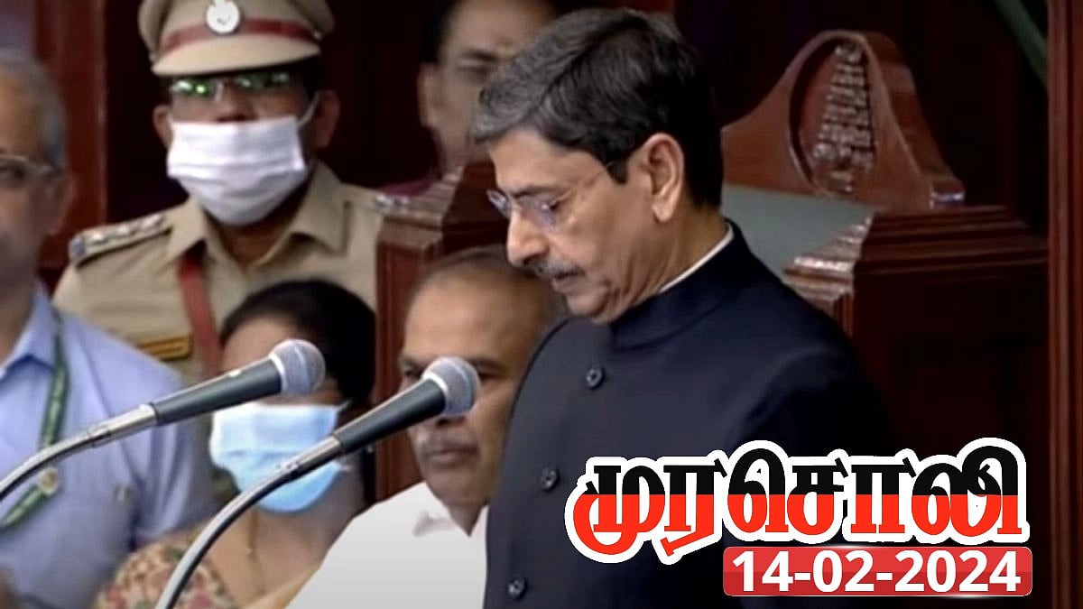 ”திரும்பத் திரும்ப ஒரே தவறை  செய்து கொண்டே இருக்கும் ஆளுநர் ஆர்.என்.ரவி” : முரசொலி கடும் சாடல்!
