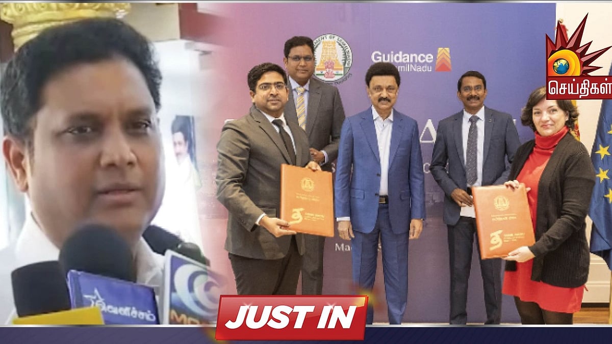 ”வரலாறு காணாத வளர்ச்சியை பெற்று வரும் தமிழ்நாட்டின் தொழில்துறை” : அமைச்சர் டி.ஆர்.பி ராஜா பெருமிதம்!