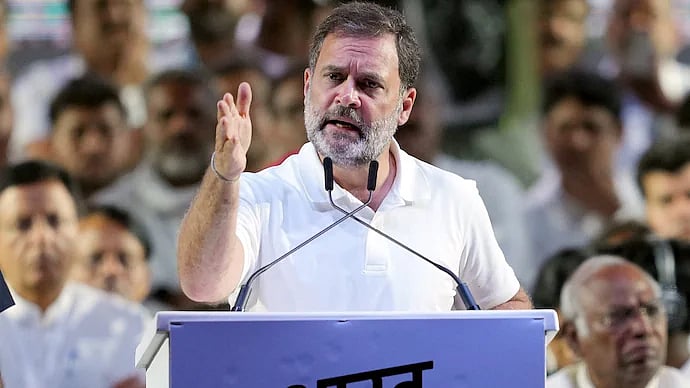 "பாஜகவின் எதிர்ப்பை மீறி, 4000 கி.மீ நடந்துள்ளேன்"- ஒற்றுமை யாத்திரை நிறைவு விழாவில் ராகுல்காந்தி பேச்சு!