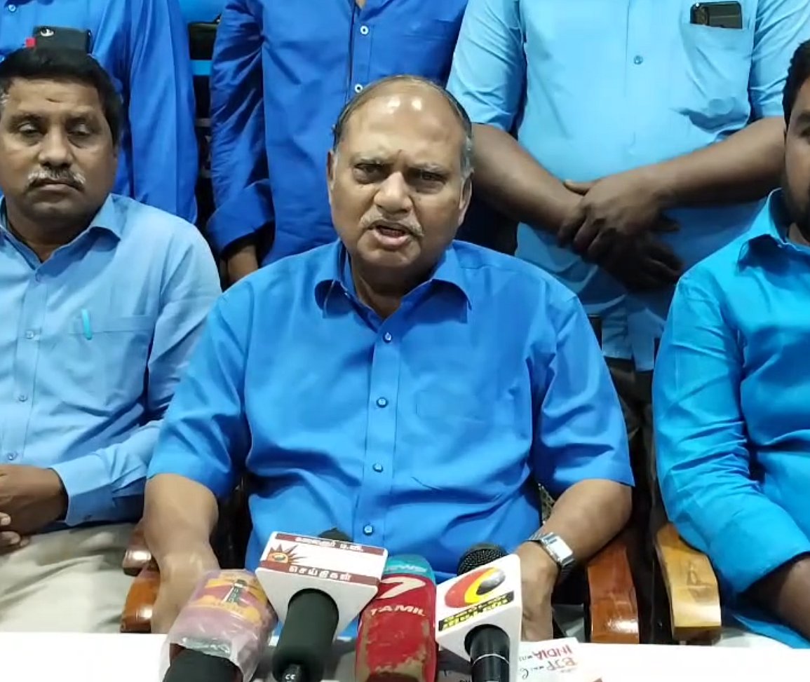 “பாஜகவை கேட்க எடப்பாடி பழனிசாமிக்கு திராணியும், தெம்பும் இருக்கிறதா?” - ஆதித்தமிழர் பேரவை தலைவர் தாக்கு!