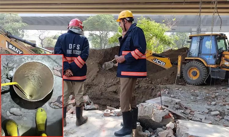 டெல்லி : 40 அடி ஆழ்துளை கிணற்றுக்குள் விழுந்த நபர்... 12 மணி நேர போராட்டத்துக்கு பிறகு சடலமாக மீட்பு !