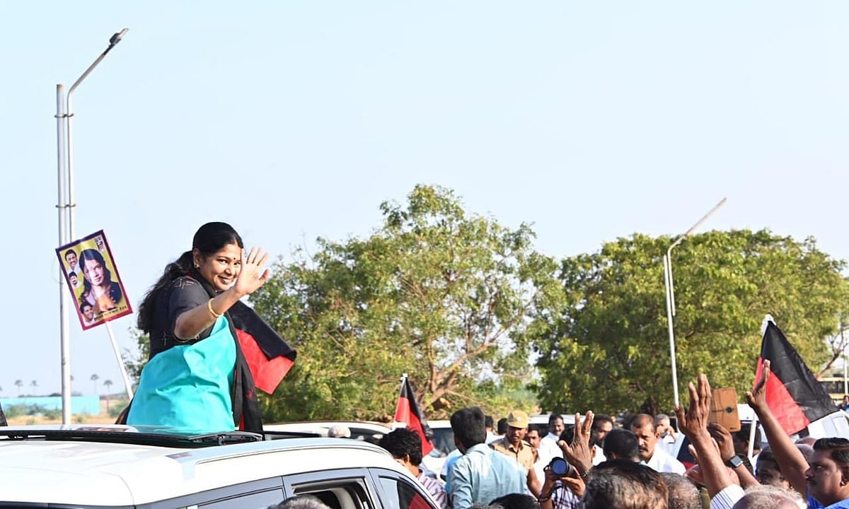 ”வாரத்திற்கு 3 நாள்  தமிழ்நாட்டிற்கு மோடியை வரவைத்த தேர்தல் ஜுரம்” : கனிமொழி MP பேச்சு!