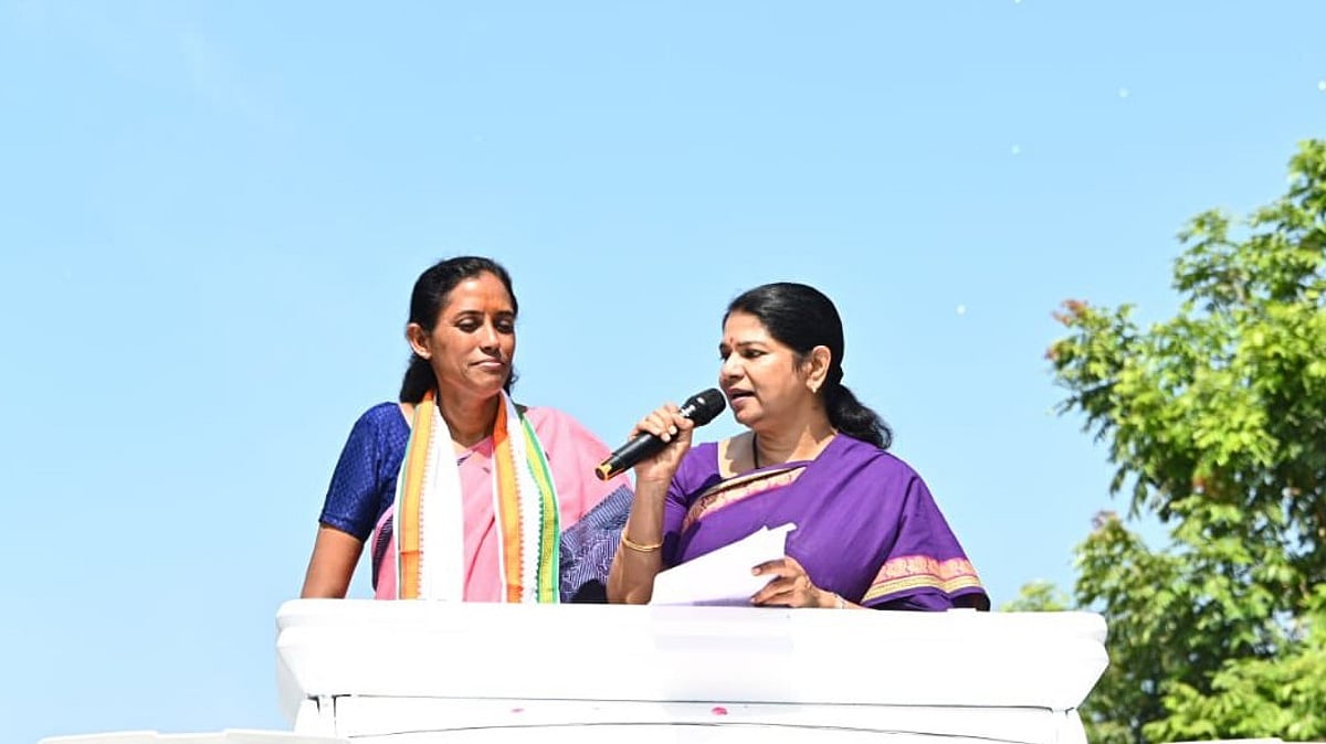 ”மக்களுக்கு ஒரு கஷ்டம் என்றால் எட்டிக்கூட பார்க்காதவர் மோடி” : கனிமொழி MP பேச்சு!