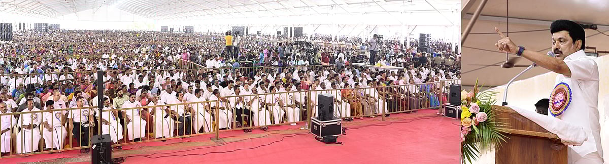 “பாசிசத்தை வீழ்த்தி, இந்தியாவை காக்க உங்கள் ஸ்டாலின் அழைக்கிறேன்” : முதலமைச்சர் மு.க.ஸ்டாலின் முழு உரை!