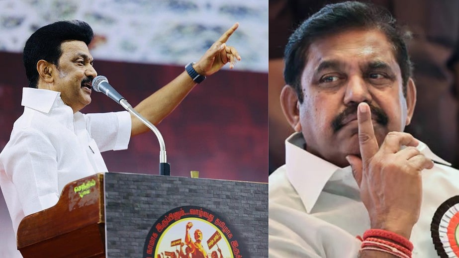 ”ஆளுநரை எதிர்த்து பேச பழனிசாமிக்கு முதுகெலும்பு இல்லையா?" : முதலமைச்சர் மு.க.ஸ்டாலின் சரமாரி கேள்வி!