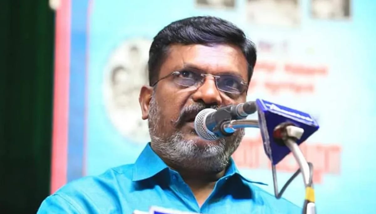 ”வாய்க்கு வந்ததையெல்லாம் உளறும் அண்ணாமலை” : தொல். திருமாவளவன் கண்டனம்!