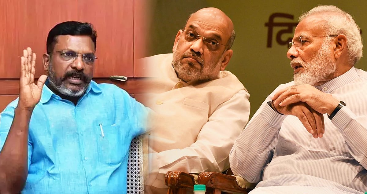 சந்தேகமாகும் தேர்தல் ஆணையரின் ராஜினாமா : 400 இடங்களில் வெற்றி என கொக்கரிக்கும் பாஜக - விசிக விமர்சனம் ! 