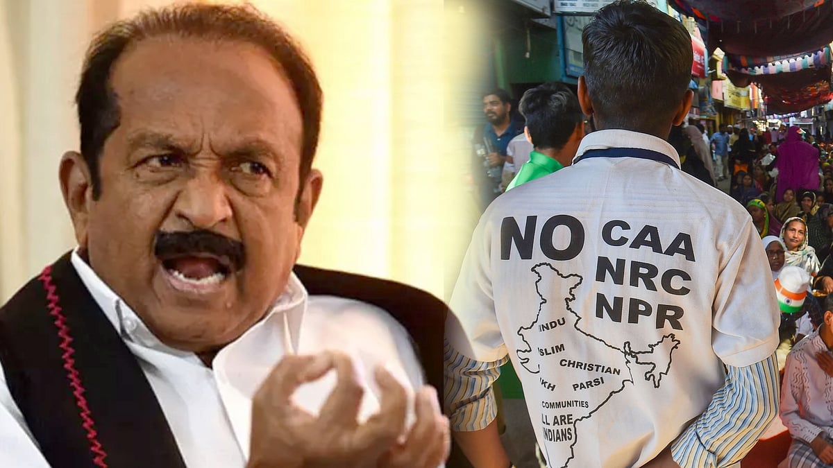 CAA சட்டம்: “யூதர்களுக்கு இஸ்ரேல் போல, இந்துக்களுக்கு மட்டும் இந்தியா என்பதை உருவாக்கும்” - வைகோ கண்டனம்!