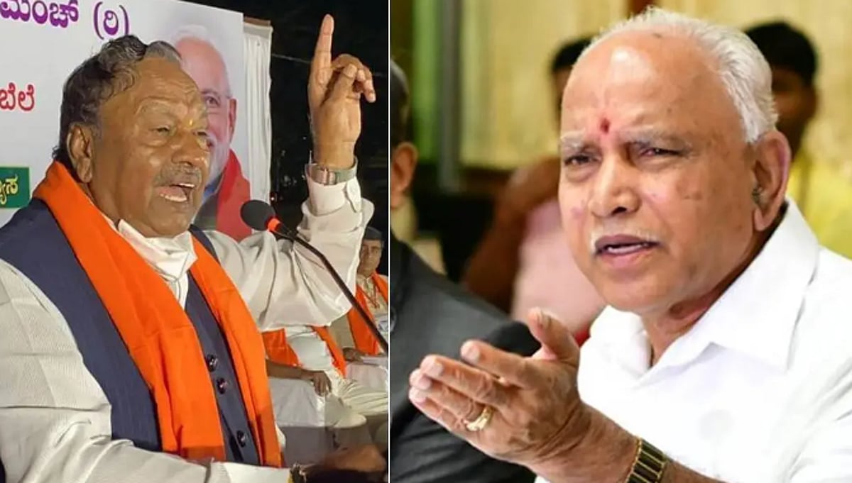 கர்நாடகாவில் போர்க்கொடி தூக்கும் பா.ஜ.க மூத்த தலைவர் ஈஸ்வரப்பா:  சூடு பிடிக்கும் தேர்தல் களம்!