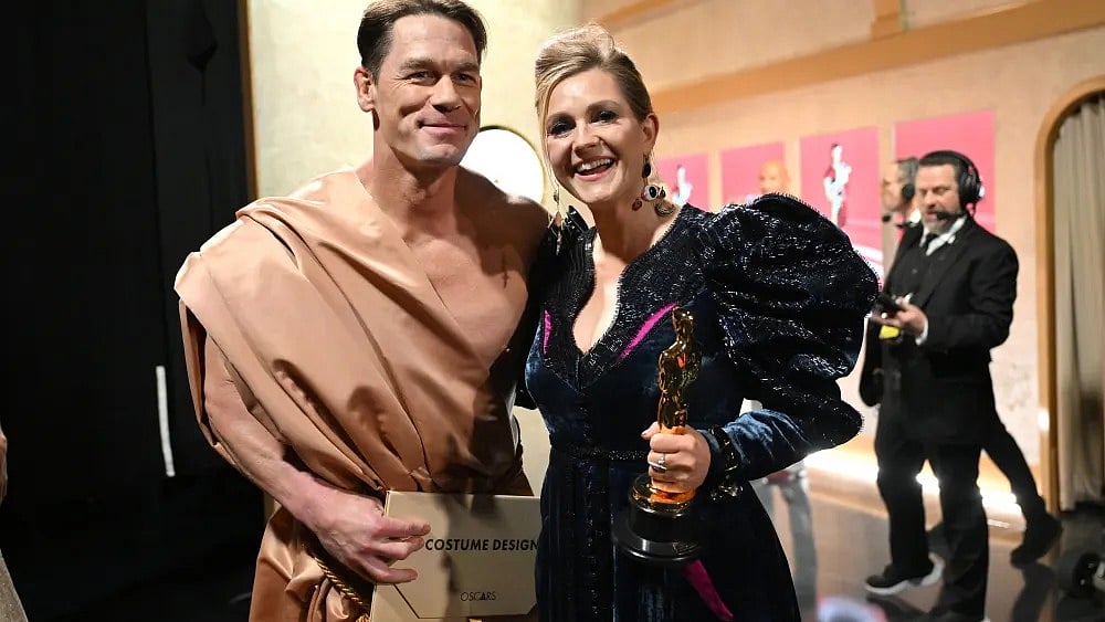 “ஆண்கள் உடல் ஒன்றும் கேலிப்பொருள் அல்ல...” - Oscar மேடையில் நிர்வாணமாக தோன்றிய ஜான் சினா !|VIDEO