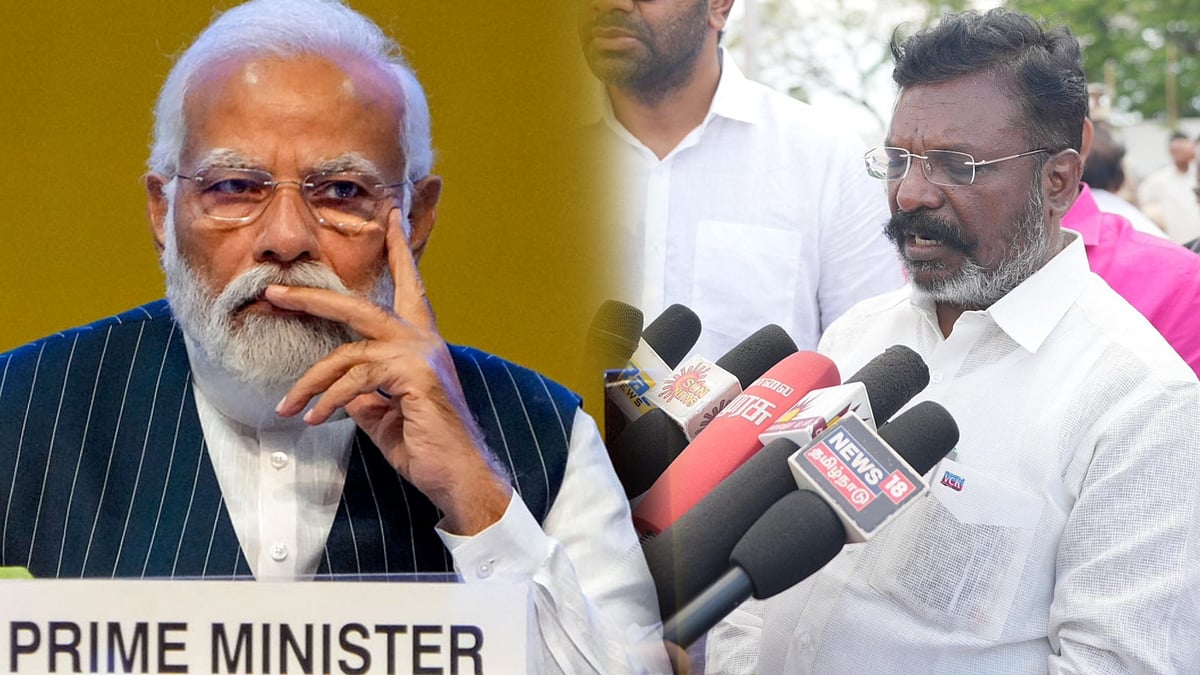 “ஆட்சி பீடத்திலிருந்து பாஜகவை அகற்றும் தேர்தல்தான் இது...” - விசிக வேட்பாளர் திருமா பேட்டி !