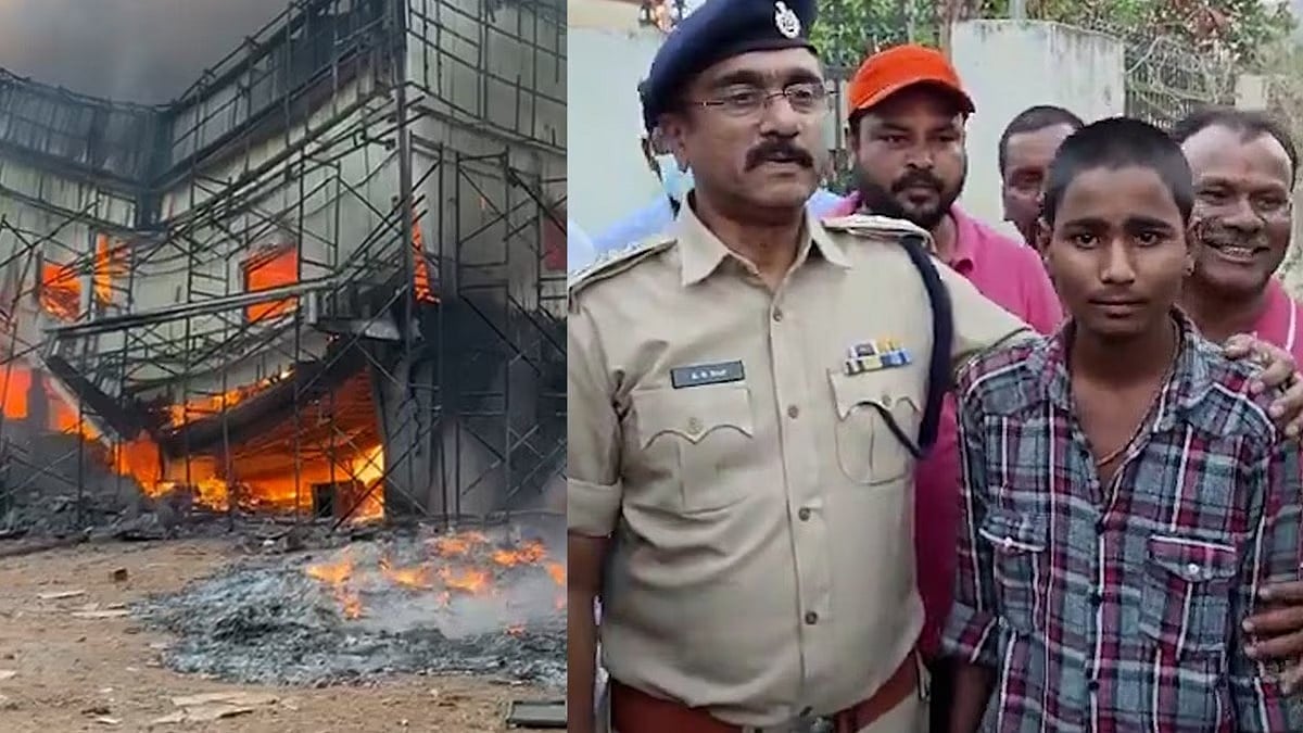 கொளுந்துவிட்டு எரிந்த கட்டடம்... யோசிக்காமல் 50 பேரின் உயிரை காப்பாற்றிய துணிகர சிறுவனுக்கு பாராட்டுகள் !