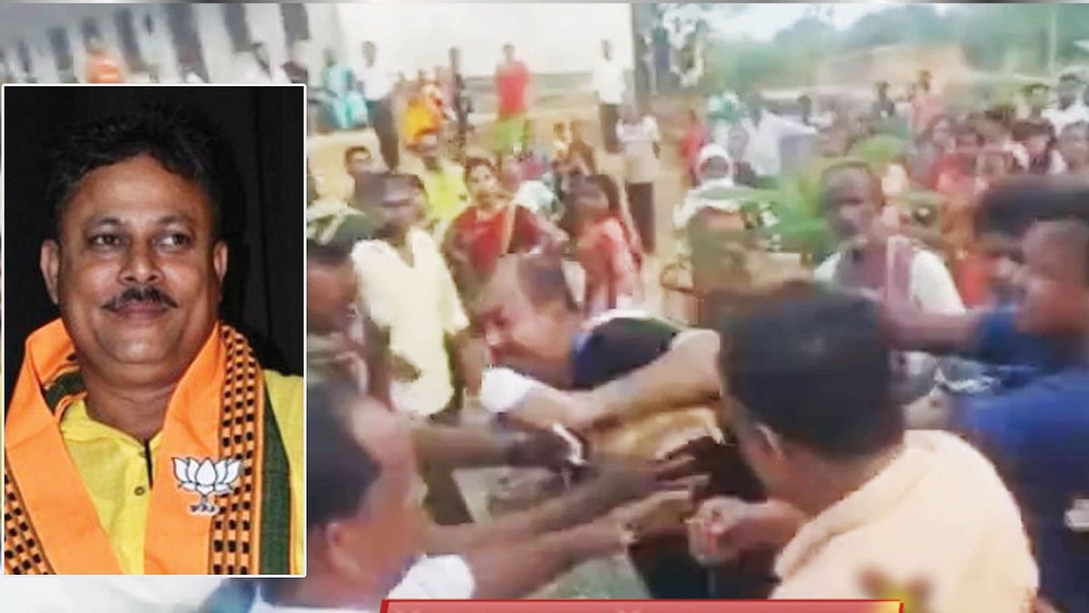 தேர்தல் அதிகாரியை தாக்கிய பா.ஜ.க தலைவர் : திரிபுராவில் அராஜகம்!